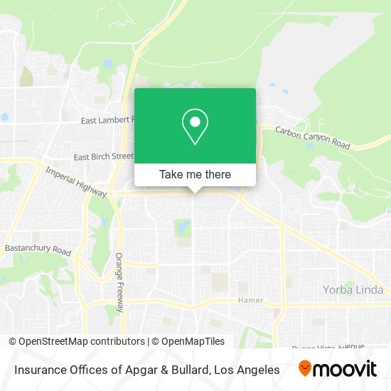 Insurance Offices of Apgar & Bullard map