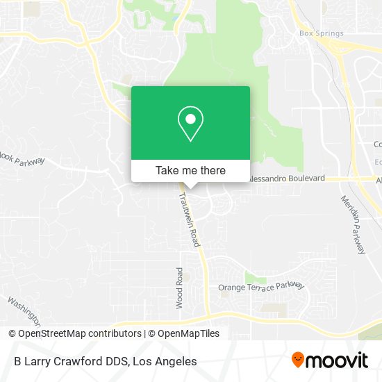 B Larry Crawford DDS map