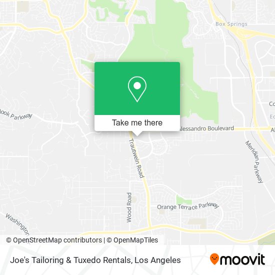 Joe's Tailoring & Tuxedo Rentals map