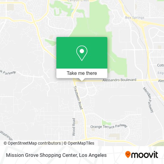 Mission Grove Shopping Center map