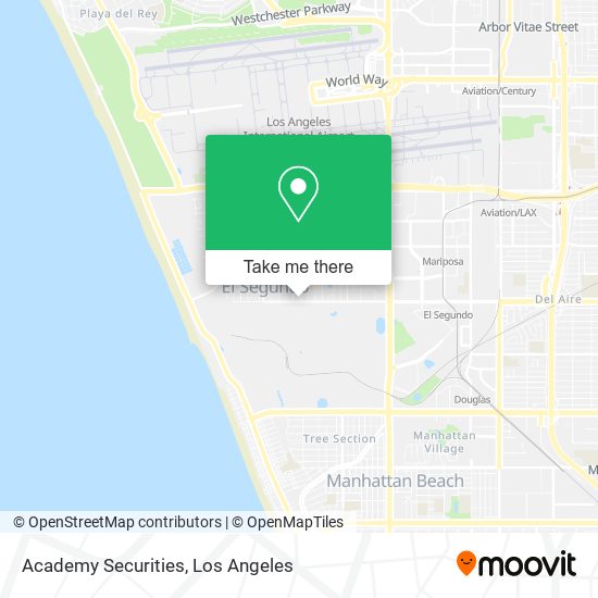 Academy Securities map