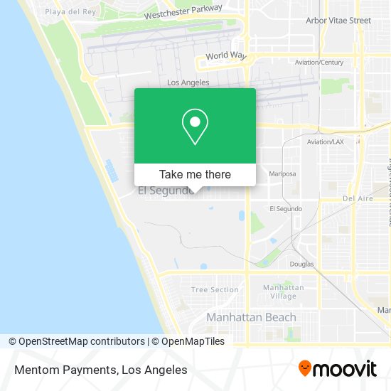 Mentom Payments map