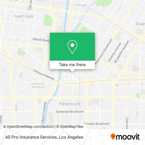 All Pro Insurance Services map