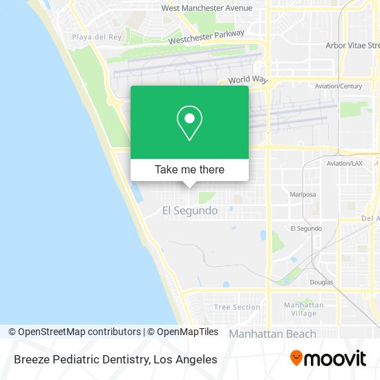 Breeze Pediatric Dentistry map