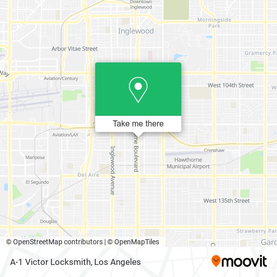 A-1 Victor Locksmith map