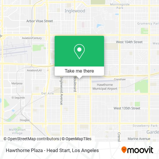 Mapa de Hawthorne Plaza - Head Start