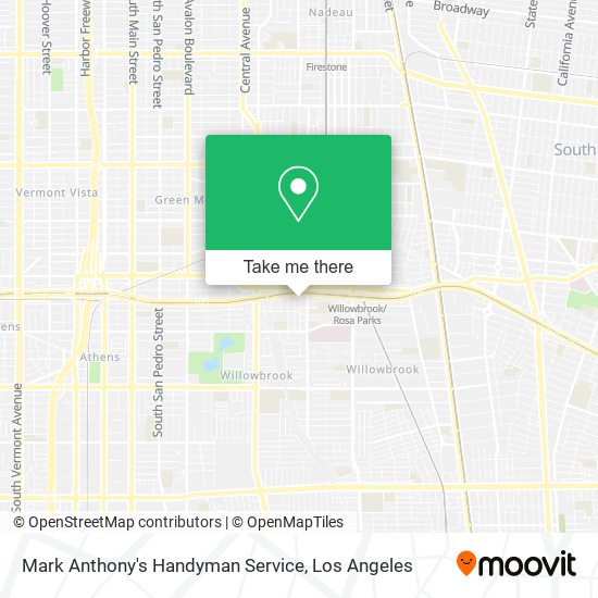 Mark Anthony's Handyman Service map