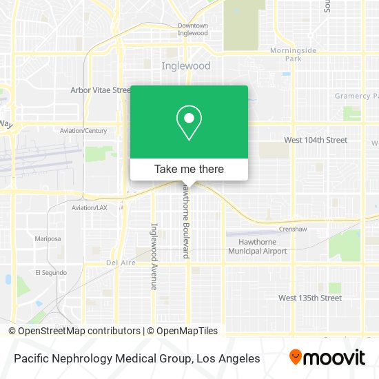 Pacific Nephrology Medical Group map