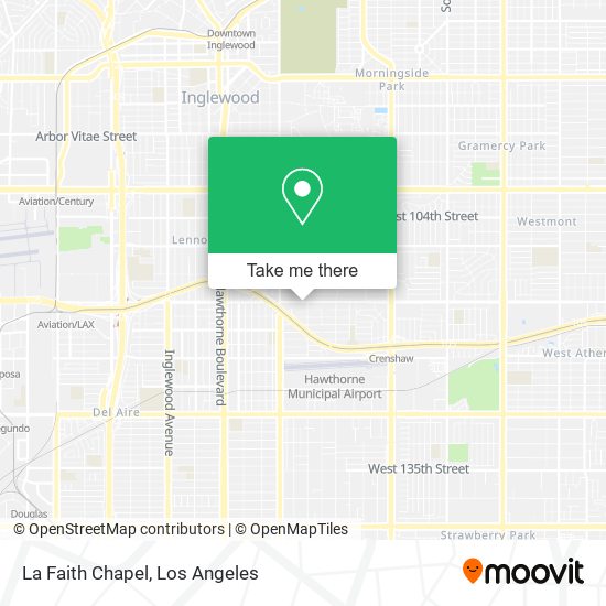 La Faith Chapel map