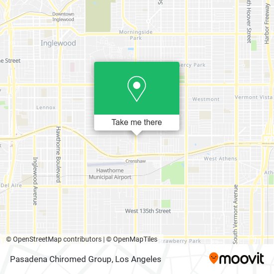 Pasadena Chiromed Group map