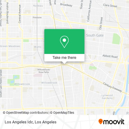 Los Angeles Idc map