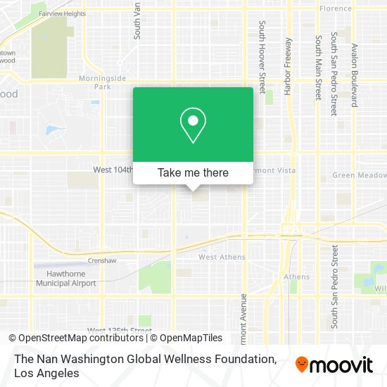 The Nan Washington Global Wellness Foundation map