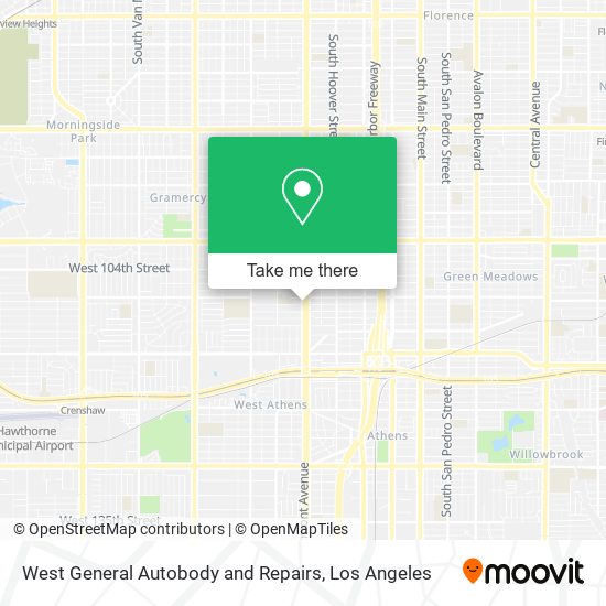 West General Autobody and Repairs map