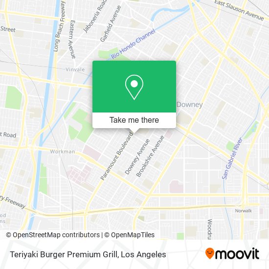 Teriyaki Burger Premium Grill map