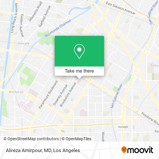 Alireza Amirpour, MD map