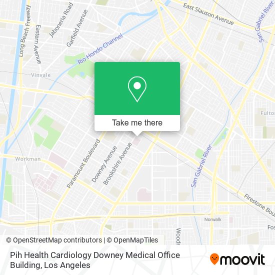 Mapa de Pih Health Cardiology Downey Medical Office Building