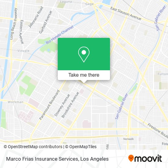 Marco Frias Insurance Services map