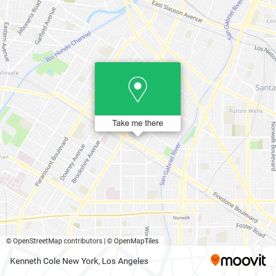 Kenneth Cole New York map