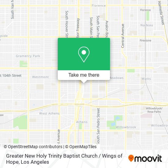 Greater New Holy Trinity Baptist Church / Wings of Hope map