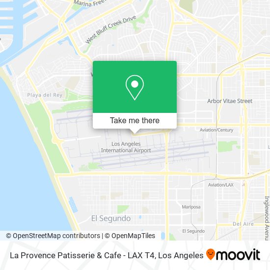 La Provence Patisserie & Cafe - LAX T4 map