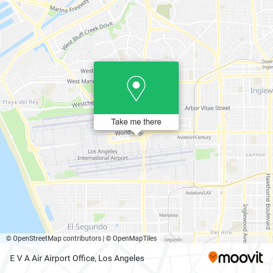 Mapa de E V A Air Airport Office