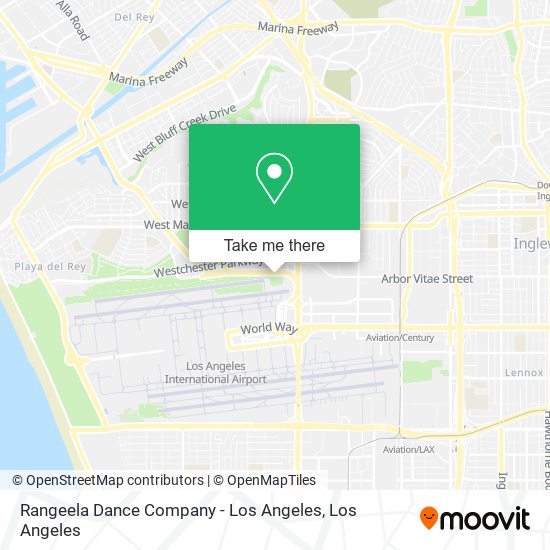 Mapa de Rangeela Dance Company - Los Angeles