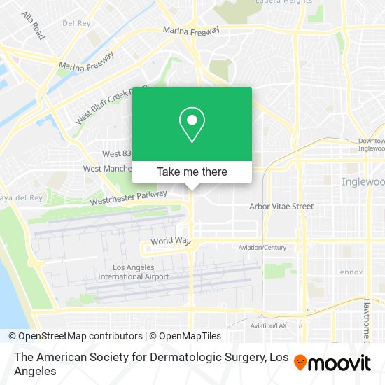 The American Society for Dermatologic Surgery map