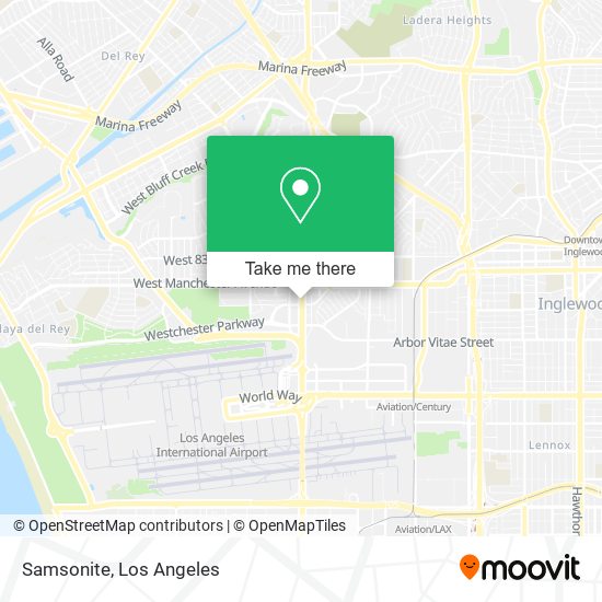 Samsonite map