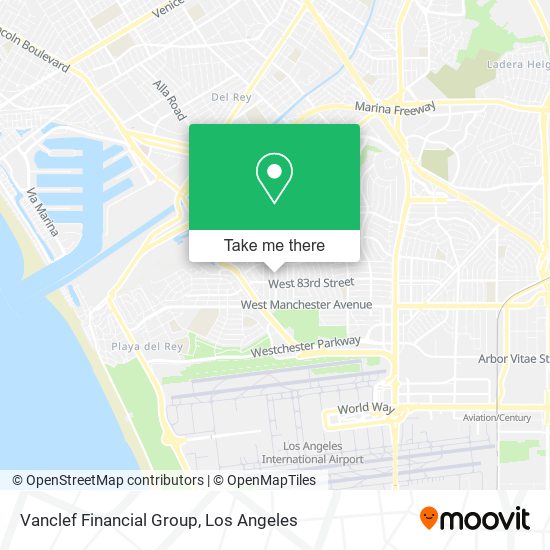 Mapa de Vanclef Financial Group