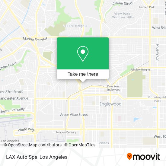 LAX Auto Spa map