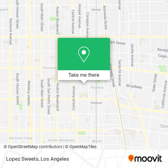 Lopez Sweets map