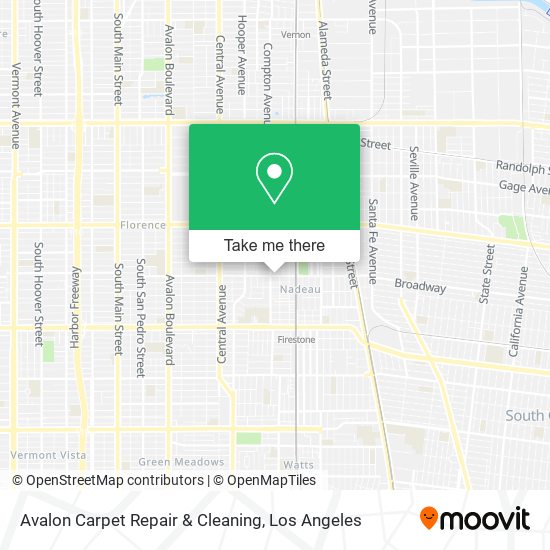 Avalon Carpet Repair & Cleaning map