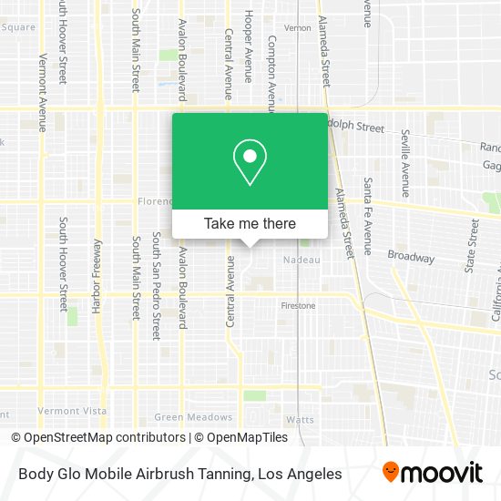 Body Glo Mobile Airbrush Tanning map