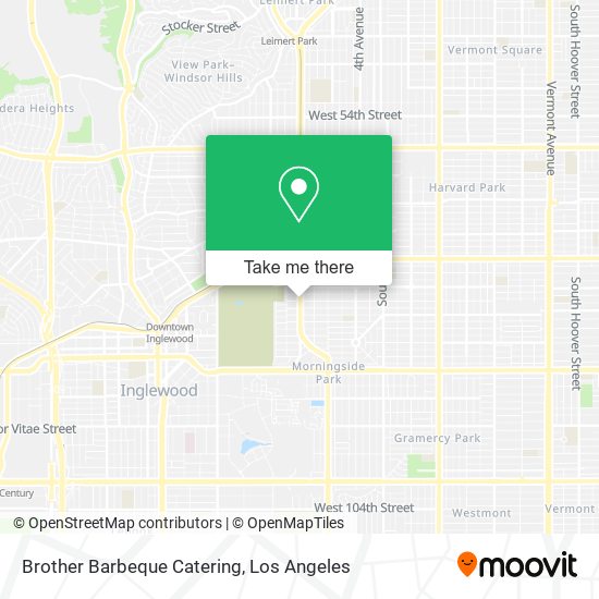 Brother Barbeque Catering map