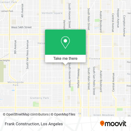 Frank Construction map