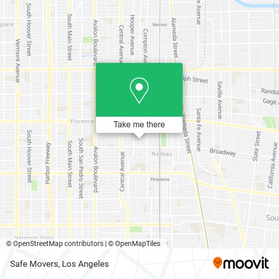 Safe Movers map