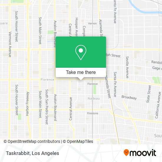 Mapa de Taskrabbit