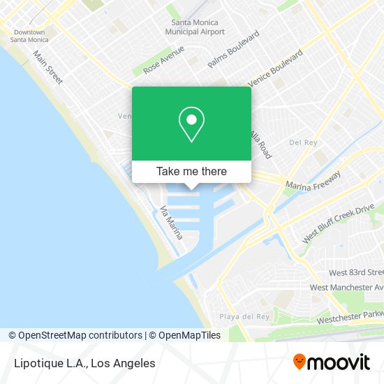 Lipotique L.A. map