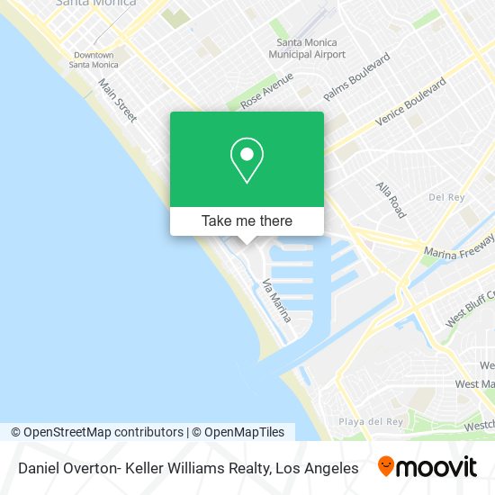 Mapa de Daniel Overton- Keller Williams Realty