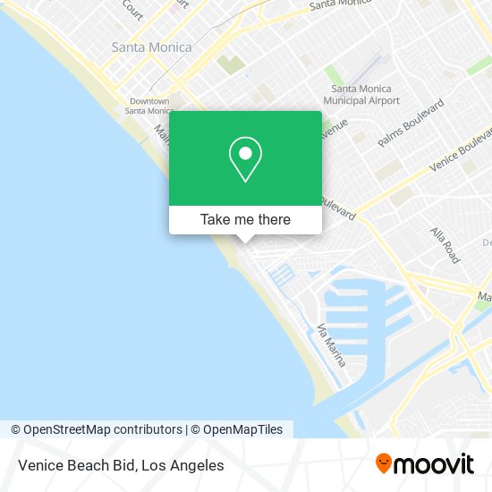 Venice Beach Bid map