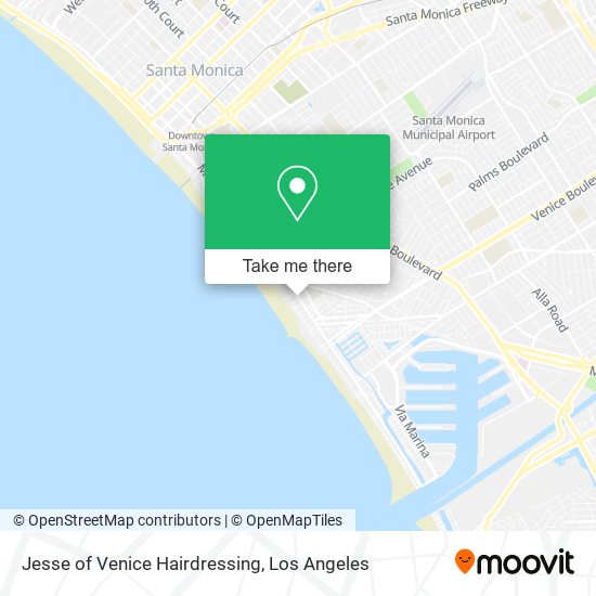 Jesse of Venice Hairdressing map