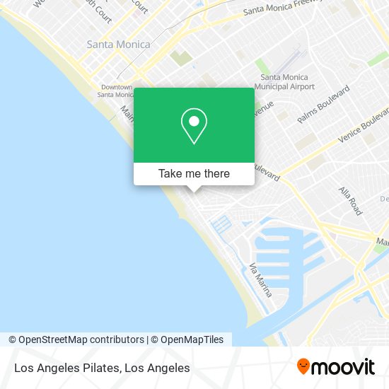 Mapa de Los Angeles Pilates