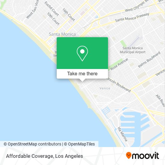 Affordable Coverage map