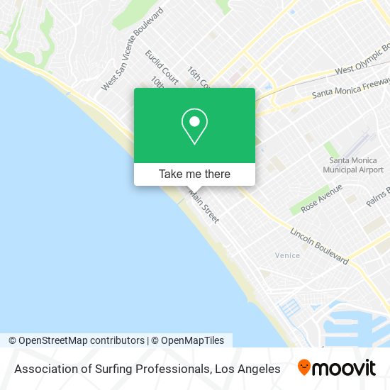 Association of Surfing Professionals map