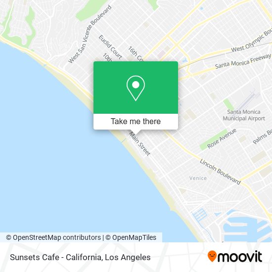 Sunsets Cafe - California map