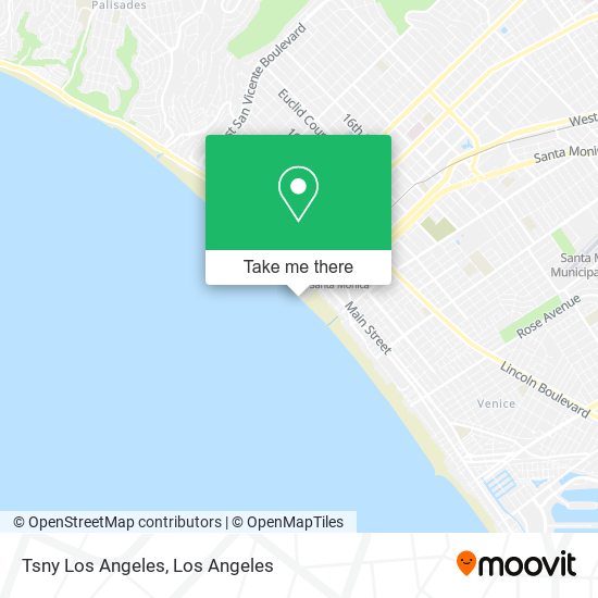Tsny Los Angeles map