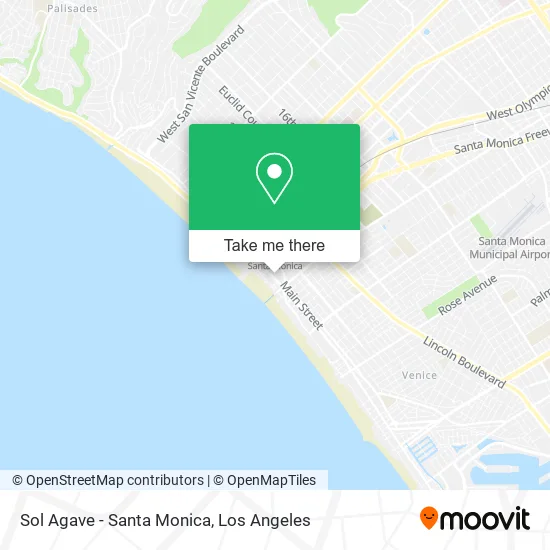 Sol Agave - Santa Monica map