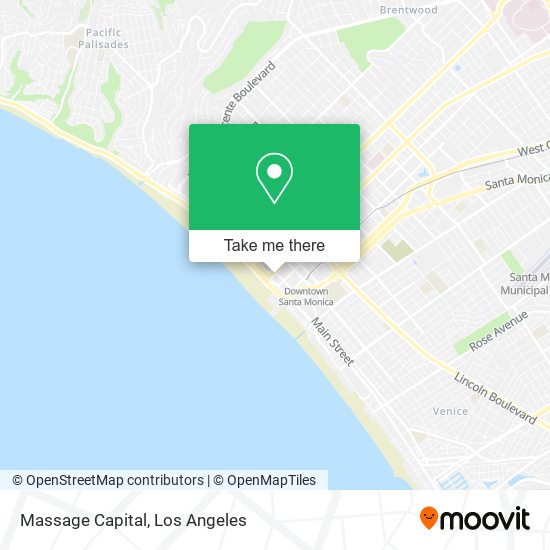 Mapa de Massage Capital