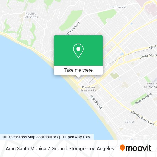 Mapa de Amc Santa Monica 7 Ground Storage