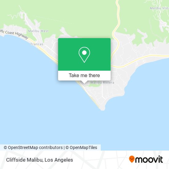 Mapa de Cliffside Malibu